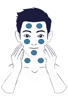 輕點至皮膚各部位，輕拍至吸收